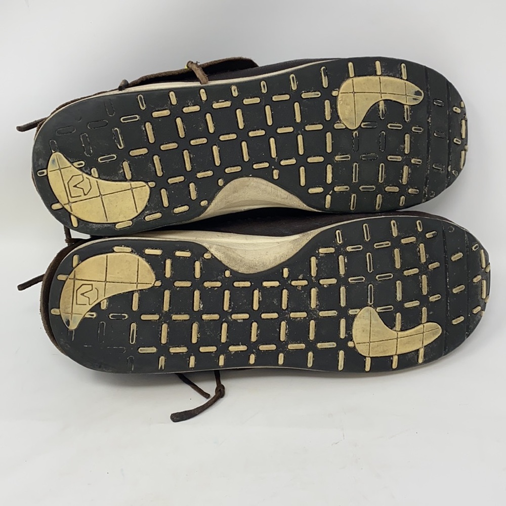 Visvim FBT Brown Elk Leather Men's Size 10 Distressed - Picture 9 of 13